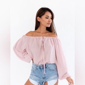 Elegant Pink Women's Top